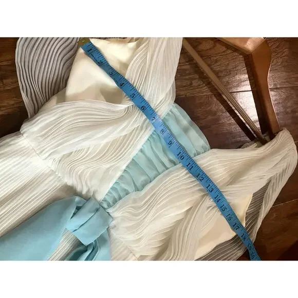 VINTAGE 50s-60s Lilli Diamond of California Gown Dress Small S REGENCY FAIRY - Picture 9 of 15